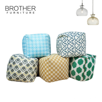 Meubles rembourrés tabouret pouf pouf pour chambre à coucher